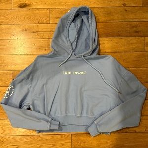 I am unwell call her daddy crop sweatshirt